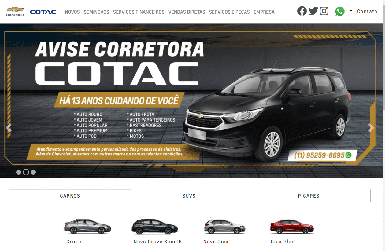 Carros na Web, Chevrolet Spin